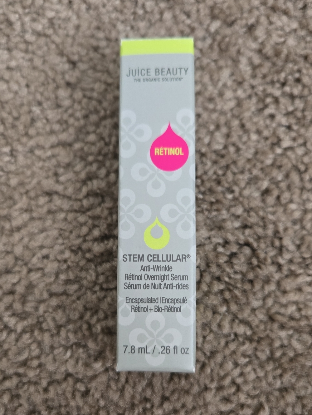 Juice Beauty Stem Cellular Retinol Overnight Serum .26 FL OZ Trial Size